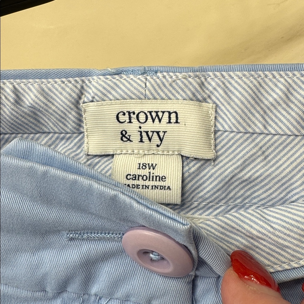 Crown & Ivy Sky Blue Shorts